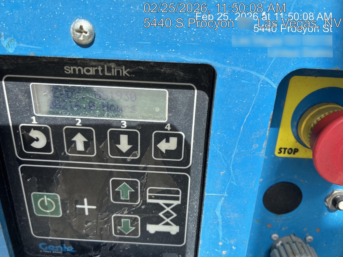 2019 Genie GS-1930 Half Height Swing Gate, 800W Inverter