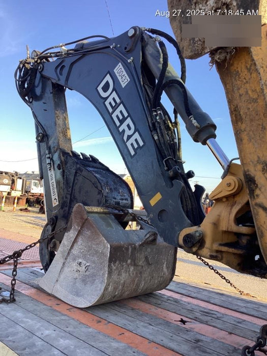 2020 John Deere 410L - Extendable Stick Cab/Heat/Air, 4WD, Extendable Stick, Pilot Controls, 2 Way Hydraulics, TAG Manual QC