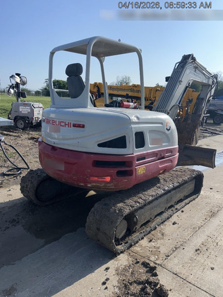2019 Takeuchi TB260 Takeuchi TB260 Canopy w/Rubber Tracks, Auxiliary Hydraulics, Standard Blade, Manual QC
