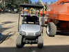2022 Ez-Go VALOR 4 GAS EFI, PLATINUM, 
REAR SEAT KIT, ROOF, SPLIT TINTED WINDSHIELD