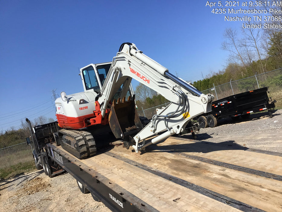 2020 Takeuchi TB290C Cab/Heat/Air, Rubber Tracks, Manual TAG QC