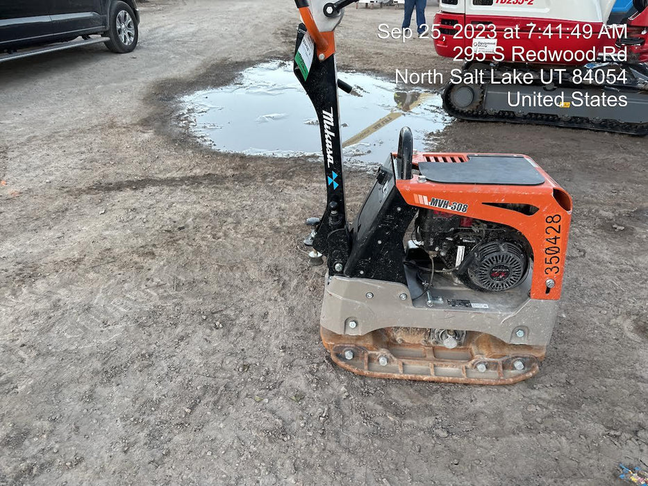 2023 Multiquip MV308GH Honda GX270, 18" Plate, Tachometer