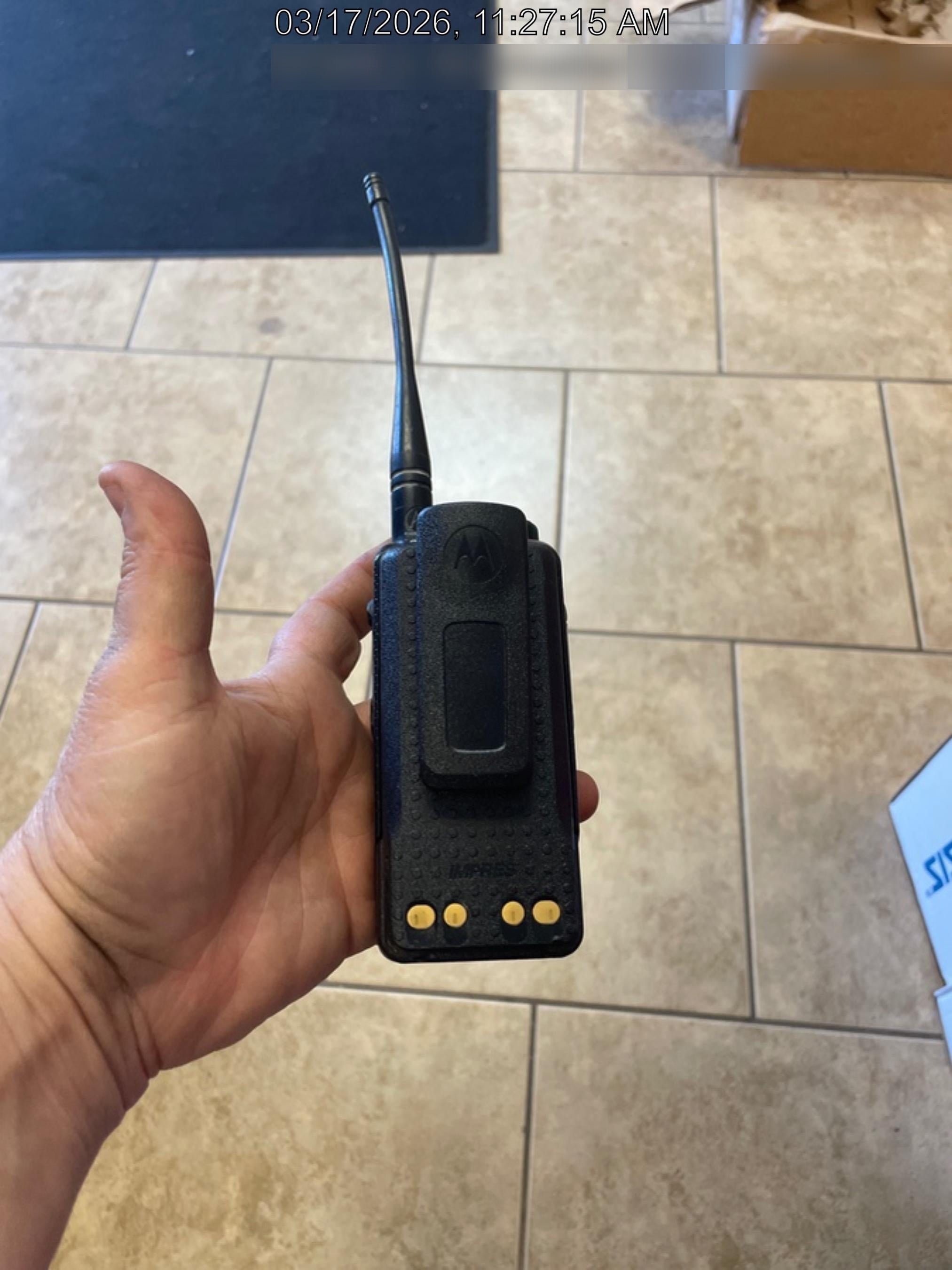 2021 MOTOROLA XPR3300E