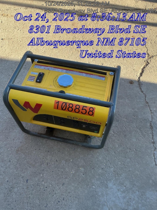 2020 WACKER NEUSON GP2500A