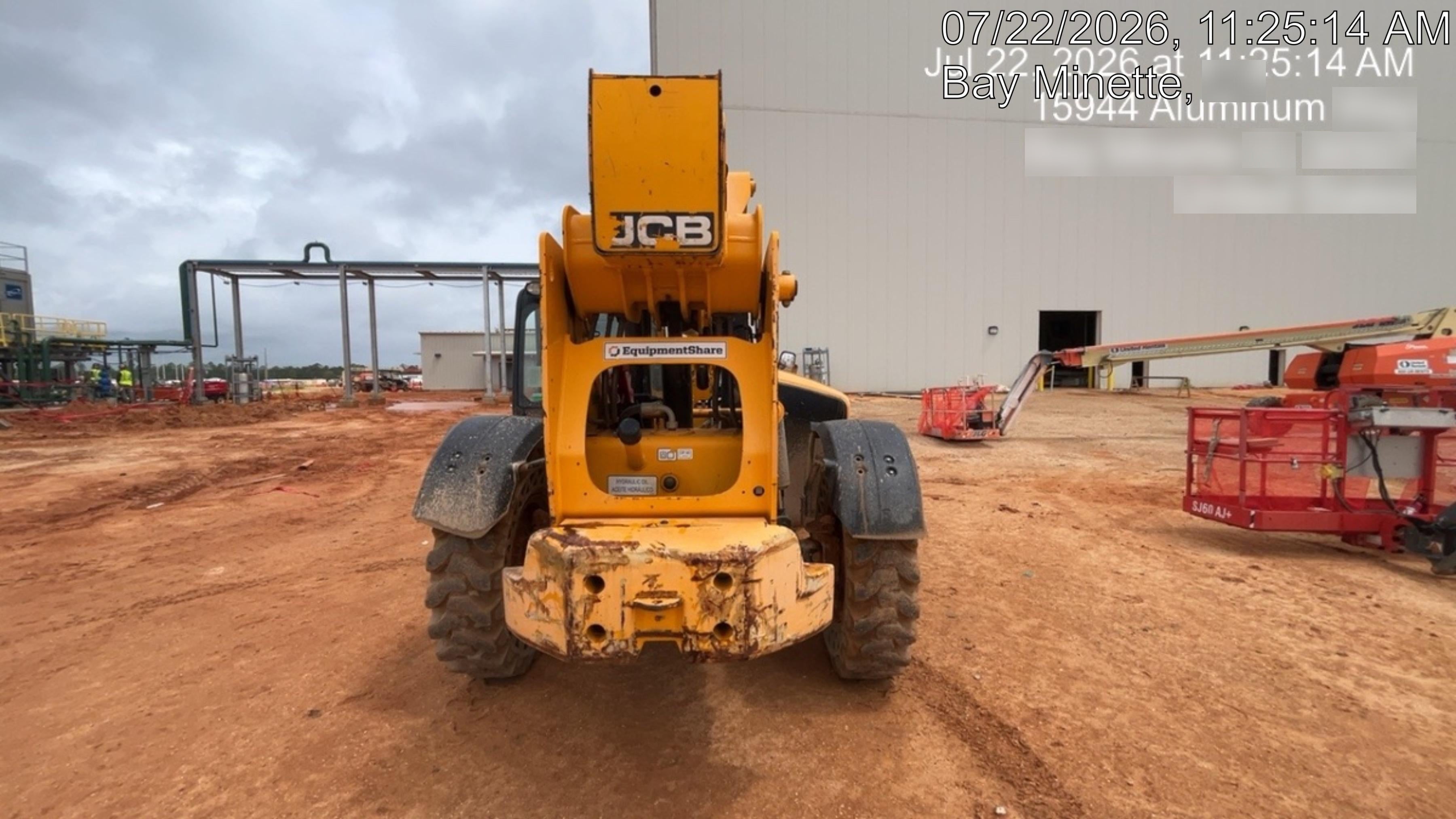 2020 JCB 510-56 Canopy, Solid Tires, Work Lights, Beacon, Aux Hydraulics, Back up Alarm, Lifting Eye, ES Decals