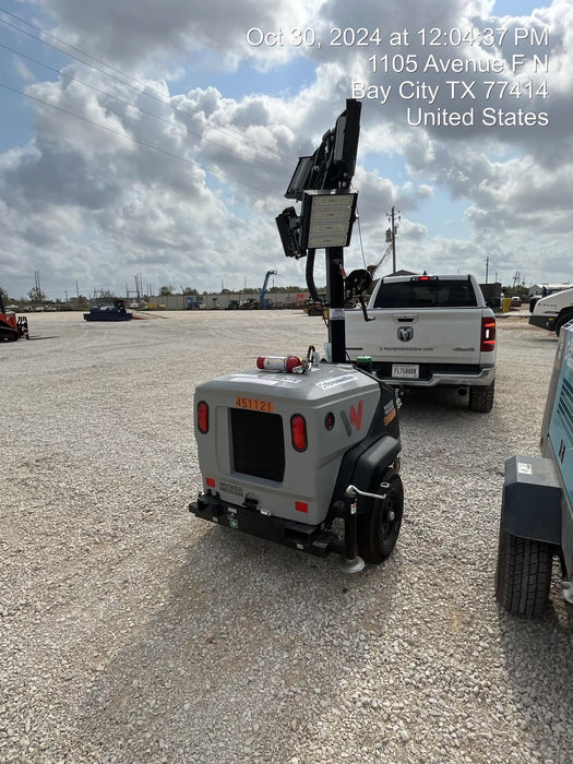 2024 Wacker Neuson LTT4 Diesel, Kohler KDW702, Deep Sea Controller, Auto Start, LED 320W, Bypass Outlet, T3