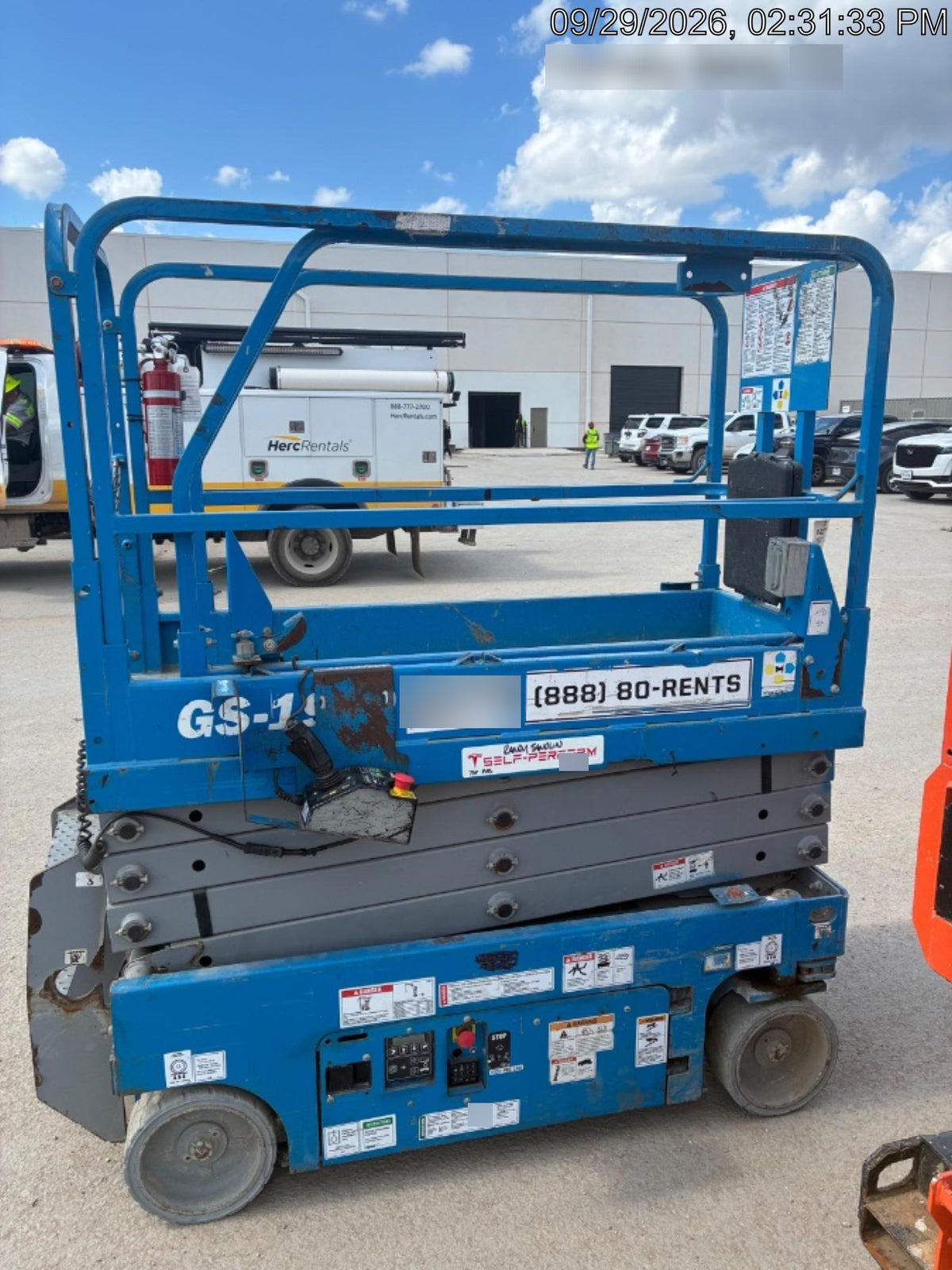 2019 Genie GS-1930 Fixed rails with chain Entry