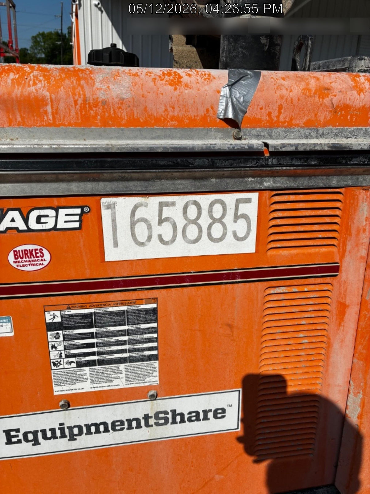 2021 Lincoln Electric Vantage 549X Ready Pak 3, ORANGE (includes trailer, cable rack, fender light kit)
