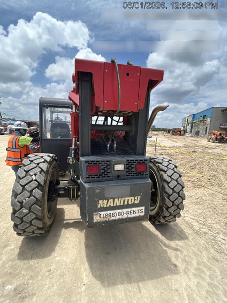 2018 Manitou MTA10055 MTA10055 - 74 HP T4, Canopy, Worklights/Strobe, Beacon, 66" Carriage, 60" Forks, Solid Tires, Lift Hook, Aux Hydraulics