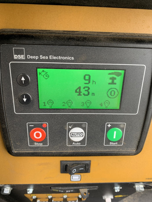 Allmand NLV3GR (4) LED Light Fixture 350W, 23' Vertical Mast, 3kW Prime, Towable, Deep Sea L401, Leveling Jacks, Yanmar T4F 5.8hp