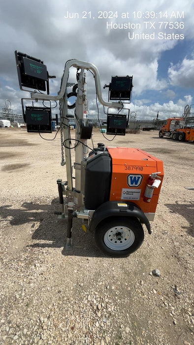 2024 Wanco WLTT-4MM4K Diesel, Deep Sea Controller, Shore Power Plug, Auto Start, (4) 350W LED Floodlights, 4kW Generator, 60 Gal Fuel Tank, 2" Ball, T3