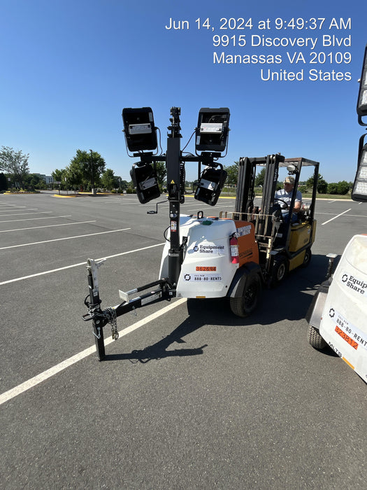 2023 Generac MLT2 Diesel, Flex Switch 120V Input, Powerzone Controller, 
(4) 320W LED Lights, 4kW Generator, 39.9 Gal Fuel Tank, 2" Ball, T3