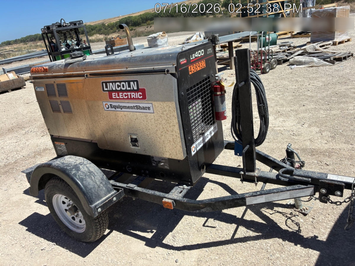 2024 Lincoln Electric LE400 Kubota V1505, Trlr, Cable Rack, Light Kit, ES Decals, T3