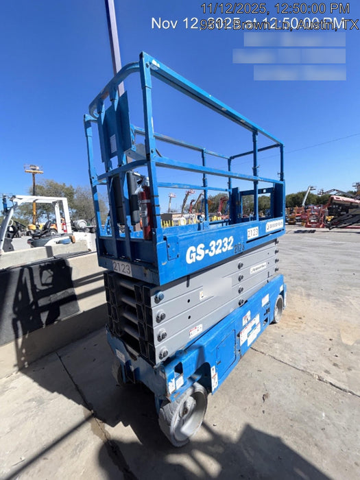 2016 Genie GS-3232 Genie GS3232 Narrow Scissor Lift