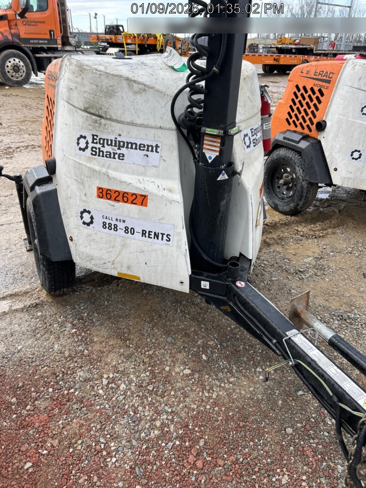 2023 Generac MLT2 Diesel, Flex Switch 120V Input, Powerzone Controller, 
(4) 320W LED Lights, 4kW Generator, 39.9 Gal Fuel Tank, 2" Ball, T3