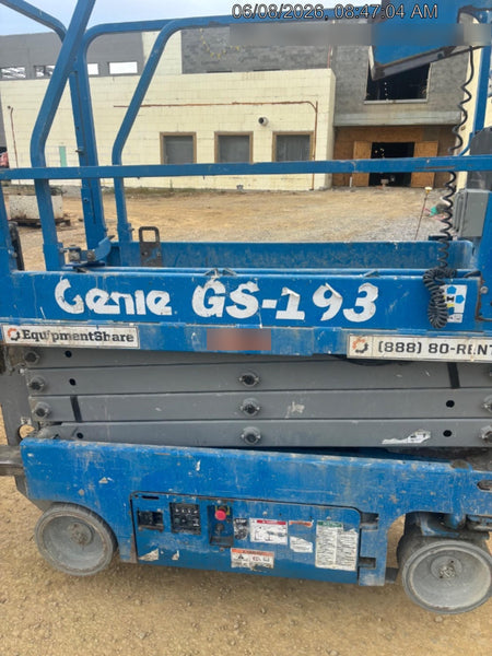 2016 Genie GS-1930 Standard Rental Specs
