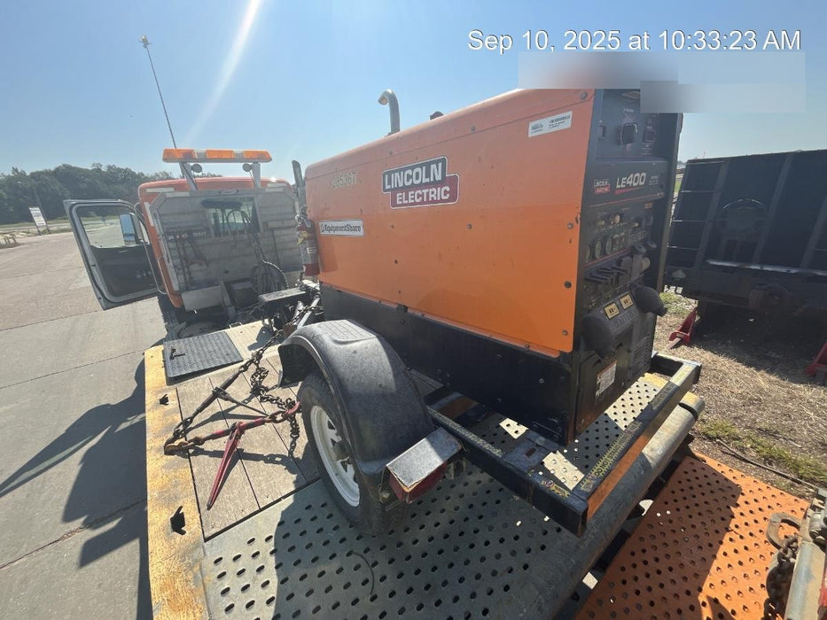 2022 Lincoln Electric LE400 Kubota V1505, Trlr, Cable Rack, Light Kit, ES Decals, T3