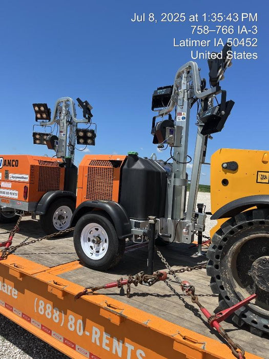 2024 Wanco WLTT-4MM4K Diesel, Deep Sea Controller, Shore Power Plug, Auto Start, (4) 350W LED Floodlights, 4kW Generator, 60 Gal Fuel Tank, 2" Ball, T3