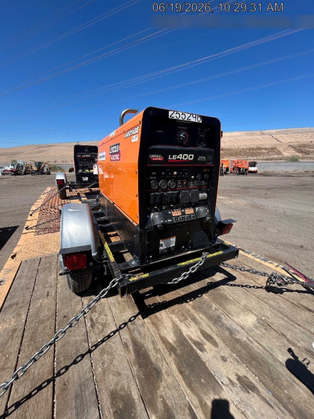 2022 Lincoln Electric LE400 Kubota V1505, Trlr, Cable Rack, Light Kit, ES Decals, T3