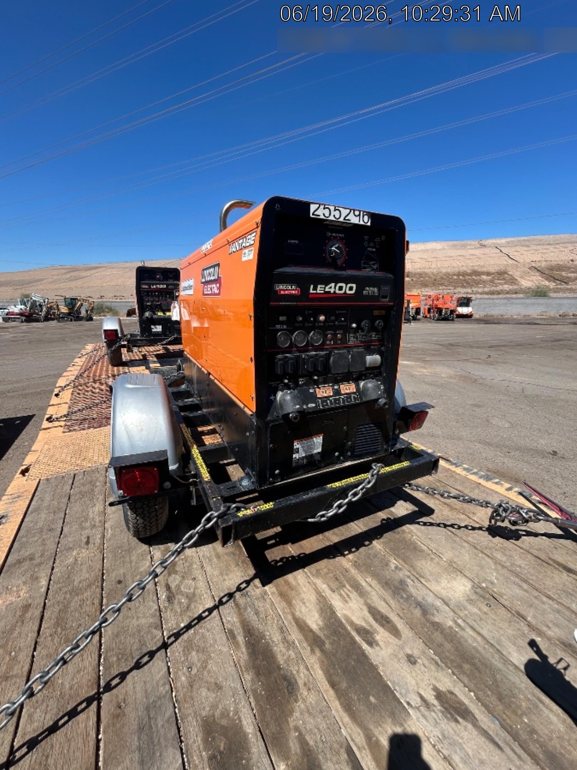 2022 Lincoln Electric LE400 Kubota V1505, Trlr, Cable Rack, Light Kit, ES Decals, T3
