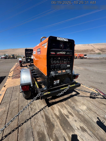 2022 Lincoln Electric LE400 Kubota V1505, Trlr, Cable Rack, Light Kit, ES Decals, T3