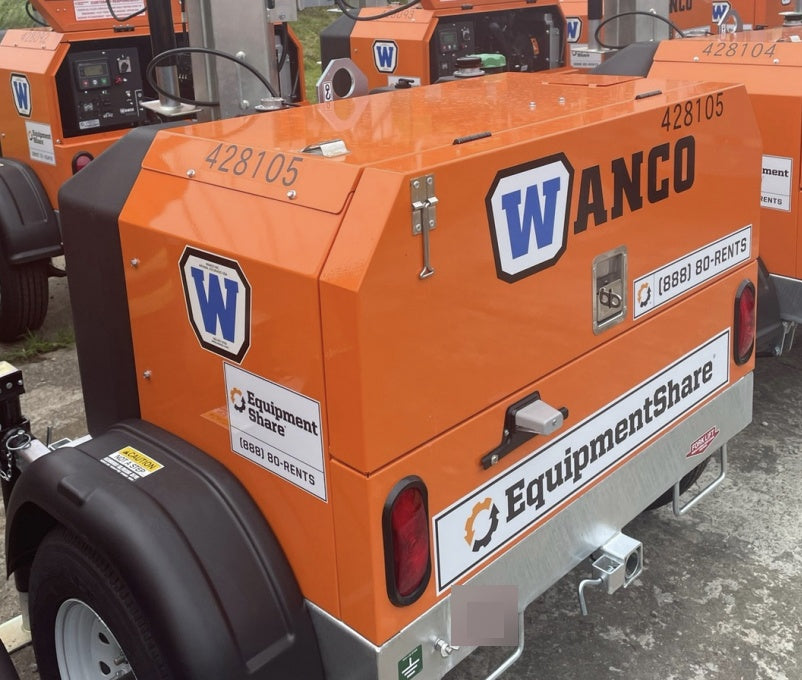 2024 Wanco WLTT-4MM4K Diesel, Deep Sea Controller, Shore Power Plug, Auto Start, (4) 350W LED Floodlights, 4kW Generator, 60 Gal Fuel Tank, 2" Ball, T3