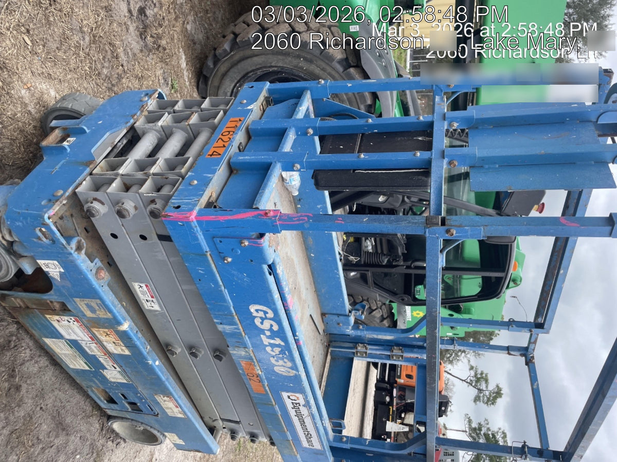 2020 Genie GS-1930 Solid Non Marking Tires, Beacon, Folding rails with half height swing gate