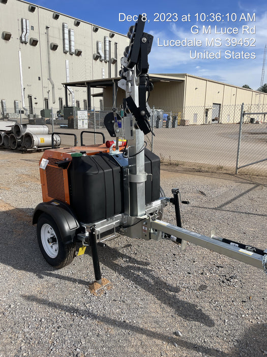 2023 Wanco WLTT-4MM4K Diesel, Deep Sea Controller, Shore Power Plug, Auto Start, (4) 350W LED Floodlights, 4kW Generator, 60 Gal Fuel Tank, 2" Ball, T3