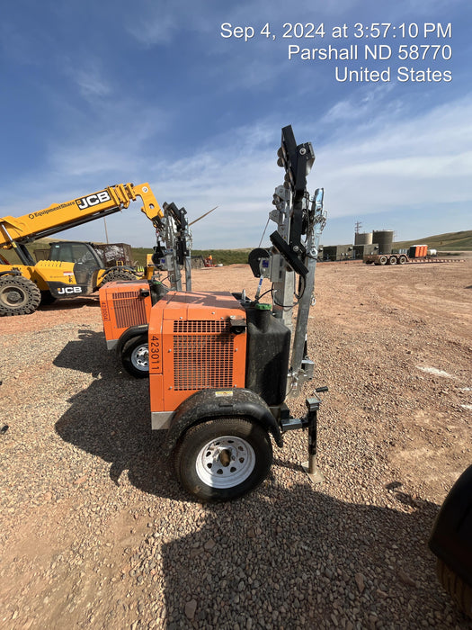 2024 Wanco WLTT-4MM4K Diesel, Deep Sea Controller, Shore Power Plug, Auto Start, (4) 350W LED Floodlights, 4kW Generator, 60 Gal Fuel Tank, 2" Ball, T3