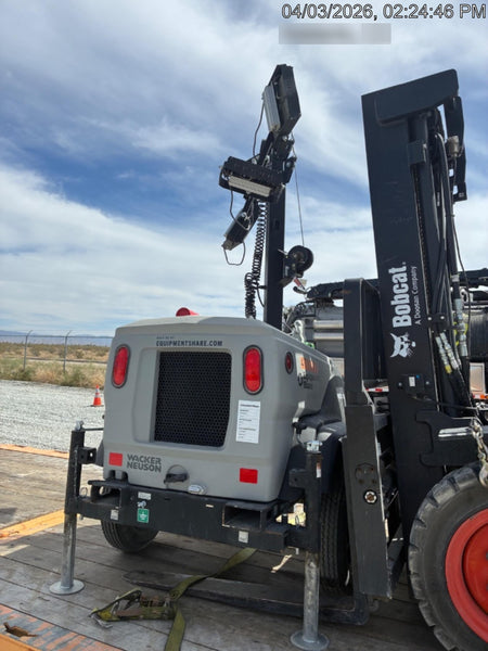 2024 Wacker Neuson LTT4 Diesel, Kohler KDW702, Deep Sea Controller, Auto Start, LED 320W, Bypass Outlet, T3