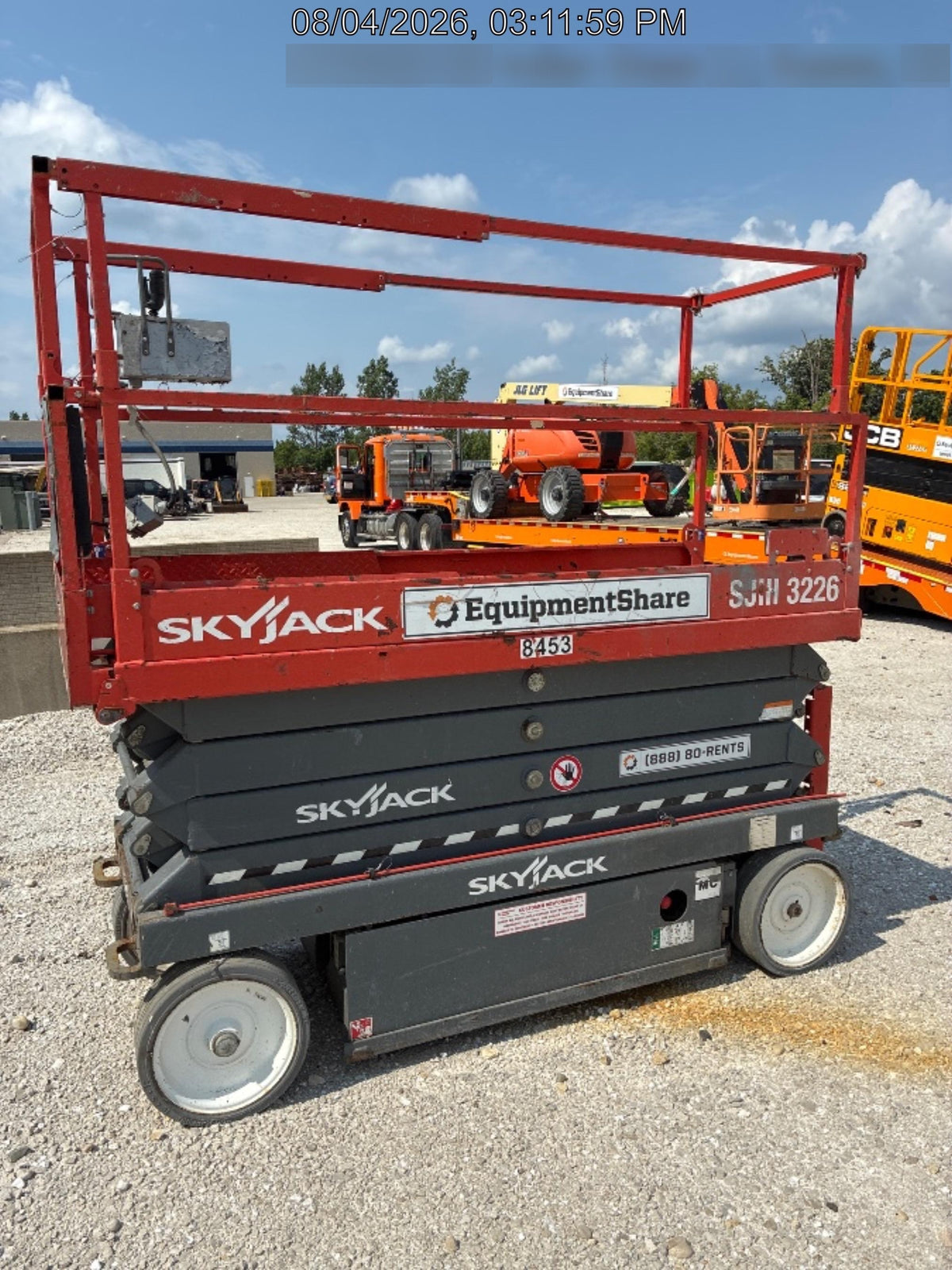 2018 Skyjack SJIII-3226 Skyjack SJIII3226 Scissor Lift w/Trojan Batteries