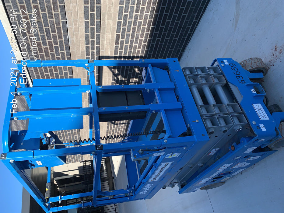 2020 Genie GS-1930 Solid Non Marking Tires, Beacon, Folding rails with half height swing gate