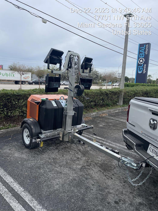 2023 Wanco WLTT-4MM4K Diesel, Deep Sea Controller, Shore Power Plug, Auto Start, (4) 350W LED Floodlights, 4kW Generator, 60 Gal Fuel Tank, 2" Ball, T3