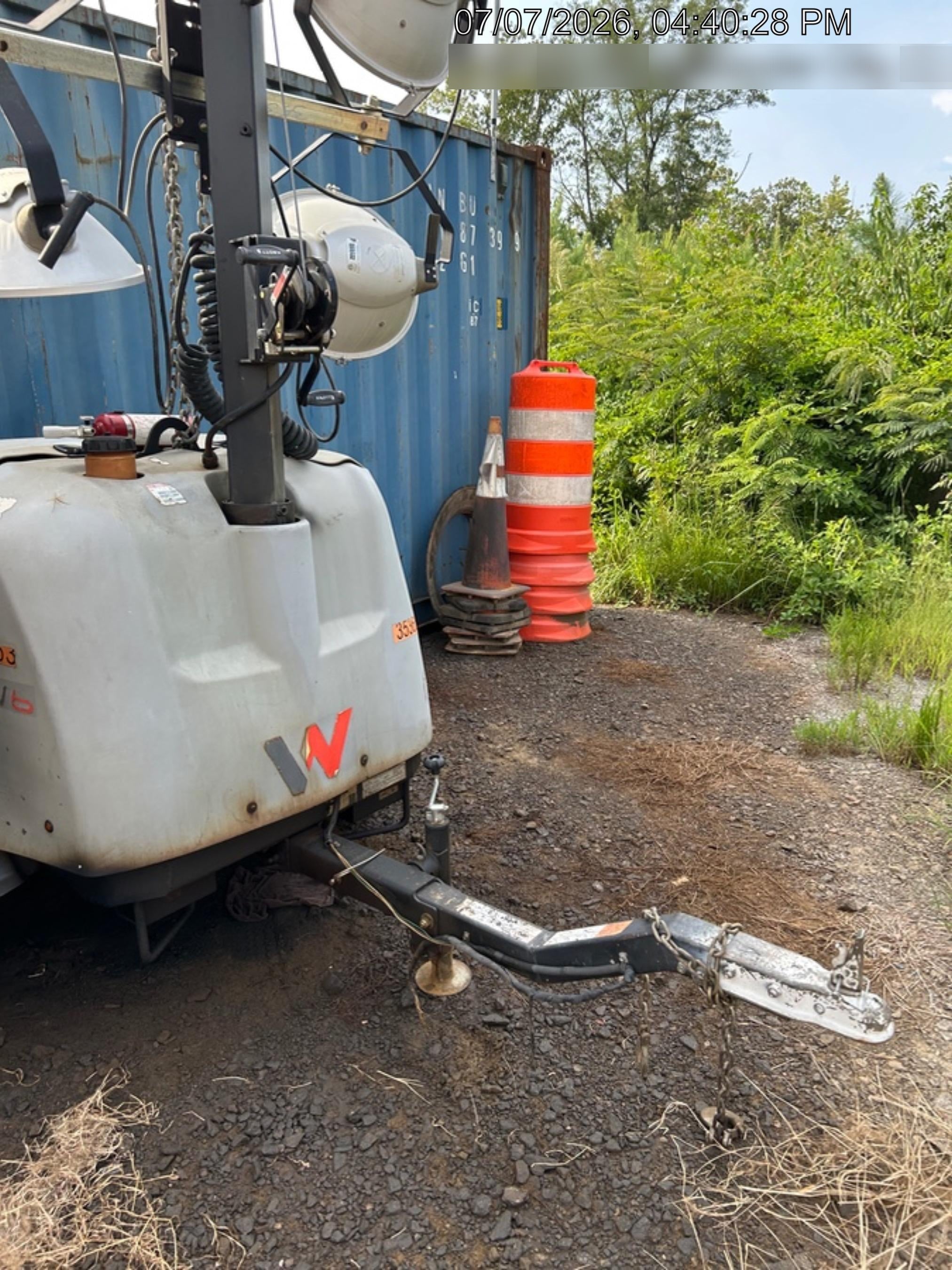 2019 Wacker Neuson LTV6L-MH Wacker Neuson LTV6L Mobile Light Tower w/Fuel Level Sensor Installed