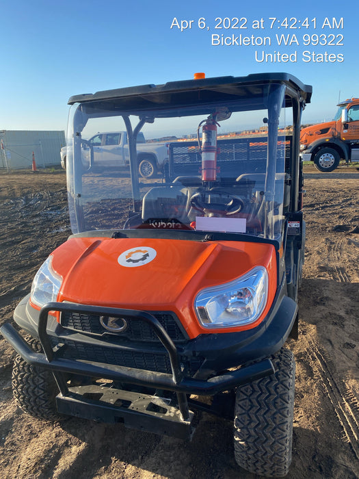 2022 Kubota RTV-X1140W-H Plastic Canopy, Windshield Acrylic Clear, LED Strobe Light, Wire Harness Kit, Back up Alarm