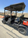 2022 Kubota RTV-X1140W-H Plastic Canopy, Windshield Acrylic Clear, LED Strobe Light, Wire Harness Kit, Back up Alarm