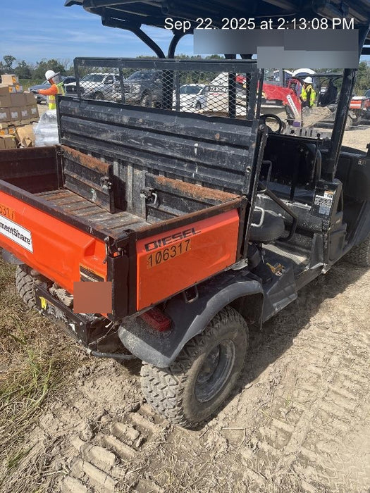 2020 Kubota RTV-X1140W-H Canopy, 4-Seater, Diesel, Windshield Acrylic Clear, Strobe Light, Backup Alarm