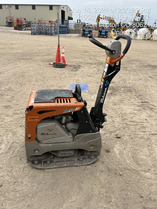 2023 Multiquip MV308GH Honda GX270, 18" Plate, Tachometer