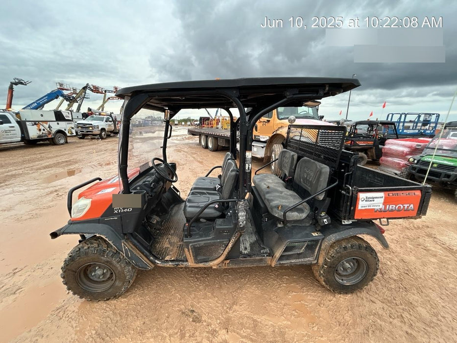 2019 Kubota RTV-X1140W-H 4WD, LED Strobe, Windshield Tempered Glass, Plastic Canopy, Wire Harness Kit, Backup Alarm