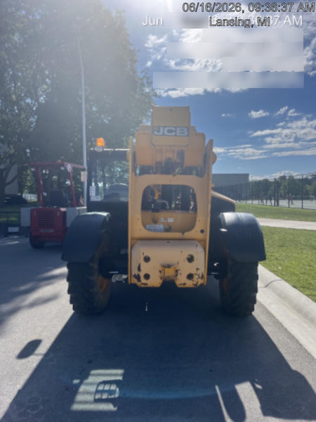 2019 JCB 506-36 Canopy, 74 HP, FF Tires, STD Worklight, Beacon, Aux Hydraulics, Lifting Eye, Back up Alarm 48" Carriage/48" Forks