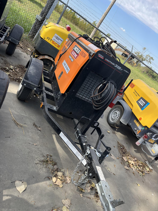 2021 Lincoln Electric Vantage 322 Vantage 322 Ready Pak 3 w/ Decals, ORANGE (includes trailer, cable rack, fender light kit) NO Telematics