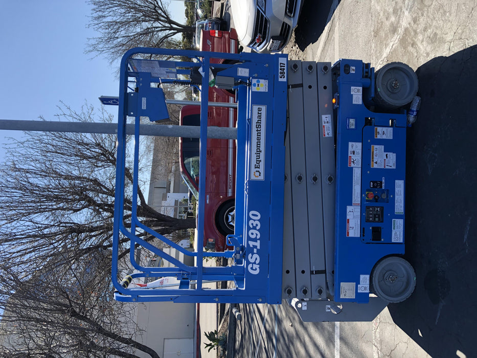 2019 Genie GS-1930 Half Height Swing Gate, 800W Inverter