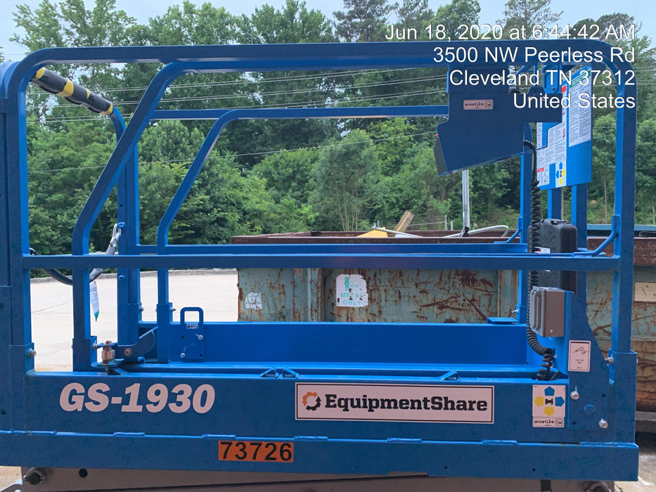 2020 Genie GS-1930 Fixed rails with chain entry gate - Pre A92.20