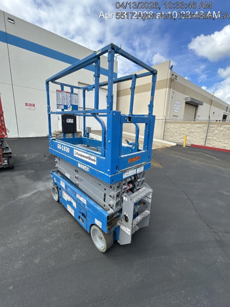 2020 Genie GS-1930 Solid Non Marking Tires, Beacon, Folding rails with half height swing gate, 800W Inverter