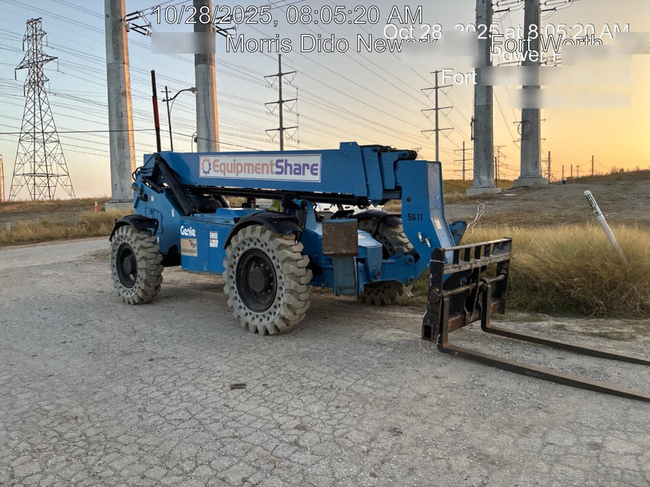 2017 Genie GTH-1056 Genie GTH1056, Solid Tires, 60" carriage, Open ROPS