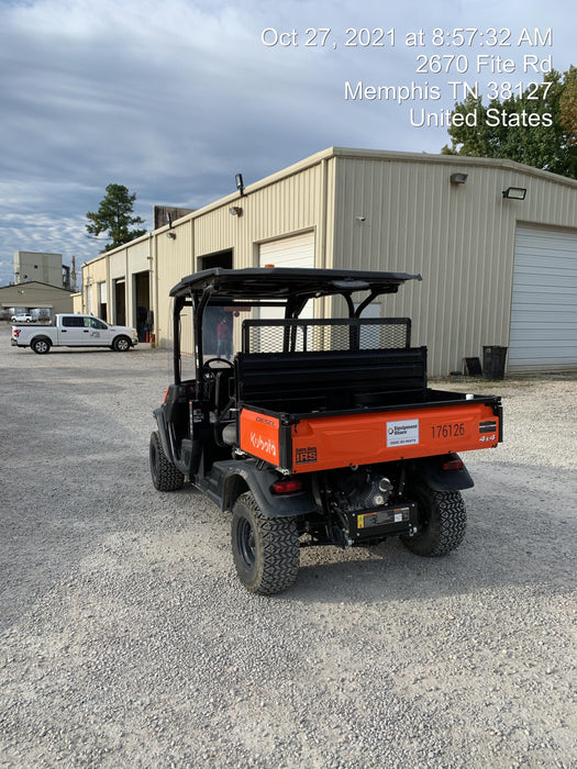 2021 Kubota RTV-X1140W-H Plastic Canopy, Windshield Acrylic Clear, LED Strobe Light, Wire Harness Kit, Back up Alarm