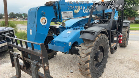 2018 Genie GTH-844 Genie GTH-844 w/ROPS, Work Lights, Solid Tires, RH Cab Mesh, Beacon, 60" Carriage and Forks