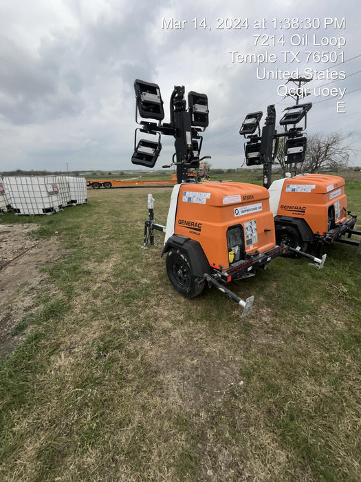 2023 Generac MLT2 Diesel, Flex Switch 120V Input, Powerzone Controller, 
(4) 320W LED Lights, 4kW Generator, 39.9 Gal Fuel Tank, 2" Ball, T3