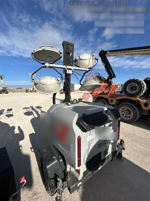 2019 Wacker Neuson LTV6L-MH Wacker Neuson LTV6L Mobile Light Tower w/Fuel Level Sensor Installed