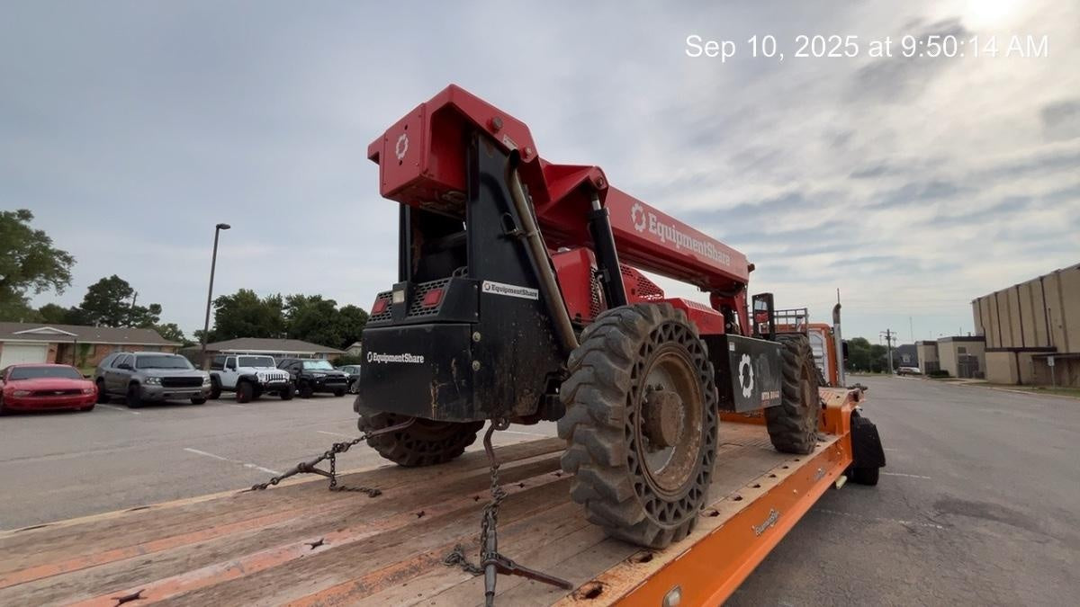 2019 Manitou MTA8044 74hp T4F, Open ROPS, Cab and Boom LED work lights, Auxiliary Hydraulics, Solid Tires, Amber strobe, Lift Hook 66" Carriage, 60" Forks